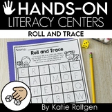 Roll and Trace Letter Formation Activity - Literacy Center