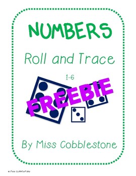 Preview of Roll and Trace Numbers FREEBIE