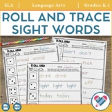 Roll and Trace Sight Word Practice EDITABLE