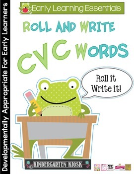Preview of Roll and Write CVC Words
