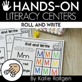 Roll and Write Letter Formation Activity - Literacy Center