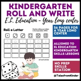 Roll and Write Letters/Words Kindergarten EL Education Ski