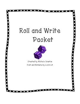 Preview of Roll and Write Literacy