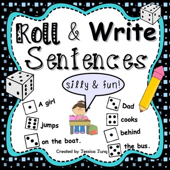 Preview of Roll and Write Sentences