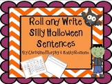Roll and Write Silly Halloween Sentences