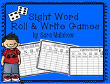 Roll and Write Sitton Words 1-100