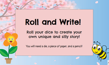 Preview of Roll and Write- Spring