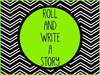 Preview of Roll and Write a Story