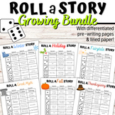 Roll and Write a Story Growing Bundle Activity for Creativ