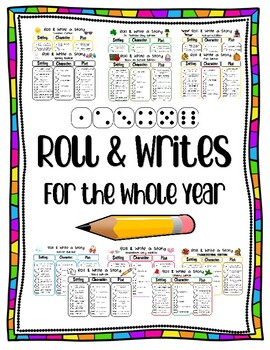 Preview of Roll and Writes for the Whole Year (11 Pack Bundle)