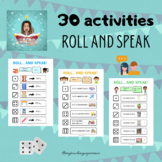 Roll and speak activities