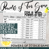 Roll it! Powers of Ten Dice Game (Multiplying Dividing Dec