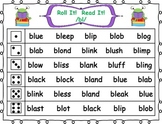 Roll it! Read It! 2 Letter Blends Fluency Practice