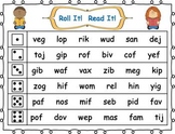 Roll it! Read It! CVC Nonsense Words Fluency Practice