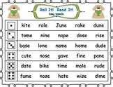Roll it! Read It! Long Vowel CVCe Words Fluency Practice