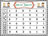 Roll it! Read It! Numbers 1-10 Fluency Practice