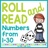 Roll it, Read it, and Color it - Numbers from 1-30