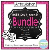 Articulation Roll it, Say it, Keep it: Bundle