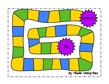 Roll-n-Play Spanish Vocabulary Game Sínonimos by Michelle Orobitg Baca