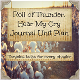 Roll of Thunder, Hear My Cry Journal Unit Plan