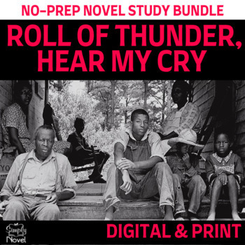 Preview of Roll of Thunder, Hear My Cry Novel Study Unit Resource BUNDLE