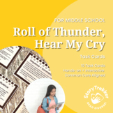Roll of Thunder, Hear My Cry Novel Task Cards for Middle S