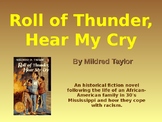 Roll of Thunder Hear My Cry PowerPoint Book Introduction