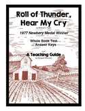 Roll of Thunder, Hear My Cry     Whole Book Test