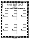 Roll the Dice Addition and Subtraction
