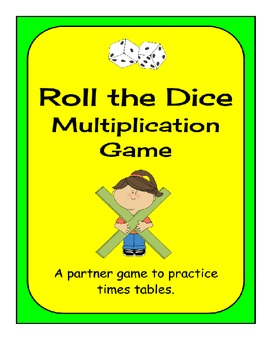 Preview of Roll the Dice - Multiplication Game