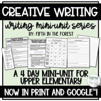 Preview of Roll-to-Choose Creative Writing Mini Unit