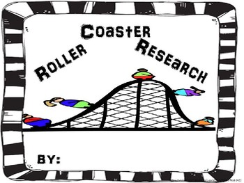 Math roller coaster project TPT