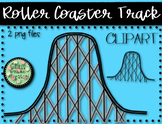 Roller Coaster Track Clip Art