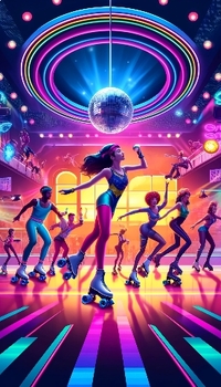 Preview of Roller Rhythms: Roller Skating Poster