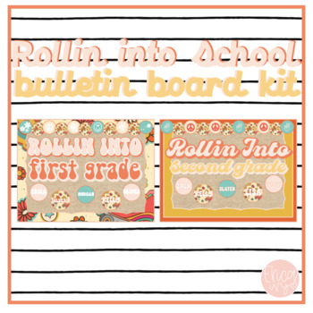 Preview of Rollin Into...Bulletin Board Set