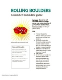 Rolling Boulders: A Dice Number Bond Game