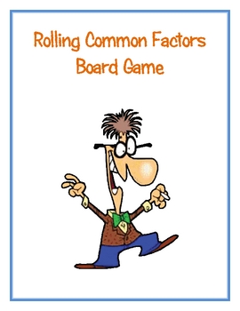 Preview of Rolling Common Factors Board Game