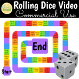 Rolling Dice Video - Commercial Use