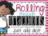 Fractions Math Centers: Rolling Through Fractions