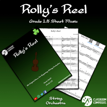 Preview of Rolly's Reel | 1.5 Grade Sheet Music | String Orchestra