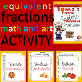 Roma's Pizzeria- Math & Art Activity Exploring Fractions &