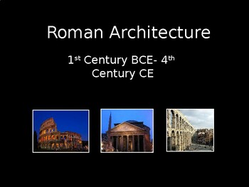 Preview of Roman Architecture 28 Slide Powerpoint