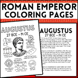 Roman Emperor Coloring Pages| Ancient Rome World History| 