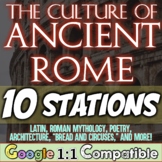 Roman Empire Culture Stations | 10 Stations for Ancient Rome Culture Daily Life