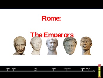 Preview of Roman Empire - Emperors Powerpoint Lecture