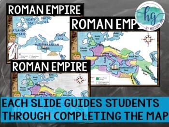 Roman Empire Map Activity by History Gal | Teachers Pay Teachers
