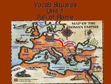 Roman Empire Vocabulary Presentation