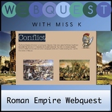 Distance Learning Roman Empire Webquest