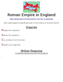 roman empire assignment