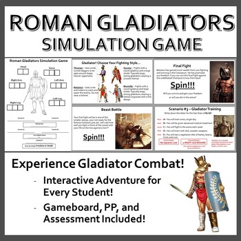 Preview of Roman Gladiators Simulation Game